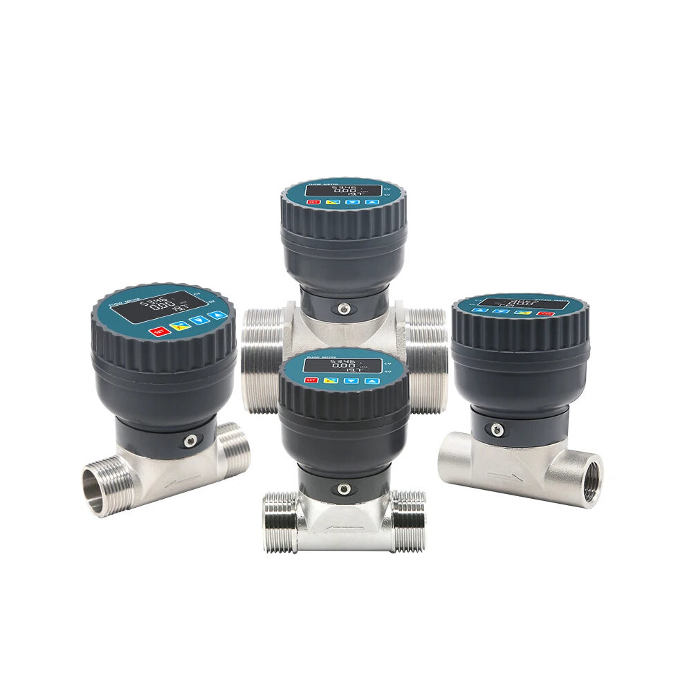 Smart Lcd Rs485 Stainless Steel Flow Meter With Male/Female Threads For Accurate Water Measurement 313053114106
