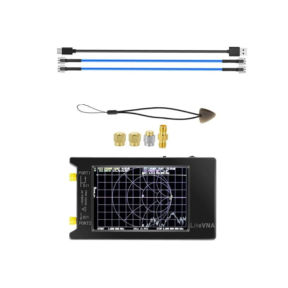 Compact Litevna 64 Vector Network Analyzer - 50Khz To 6.3Ghz With 4 Nanovna Display For Hf/Vhf/Uhf Antenna Testing () 313029275299