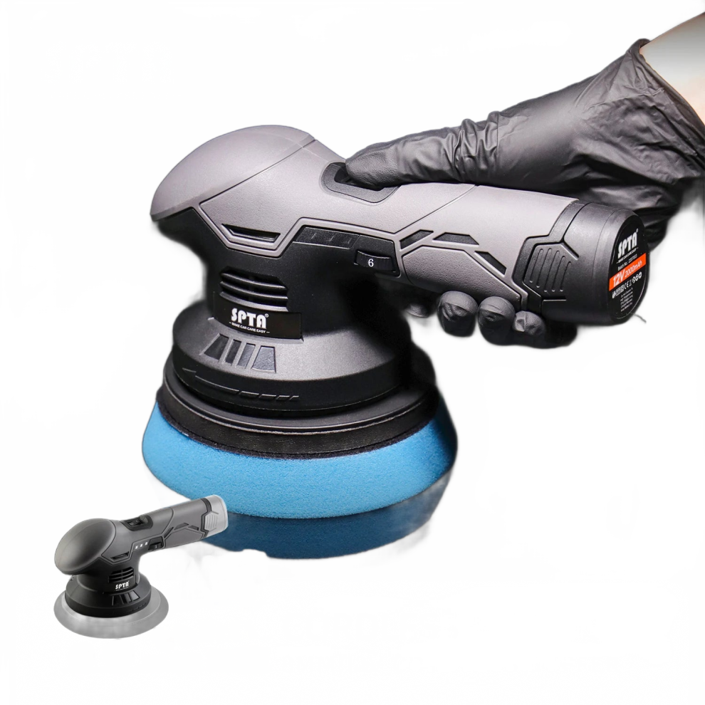 12V Cordless Dual Action Polisher Kit With 2.0Ah Batteries And Variable Speed For Waxing 7445004579580