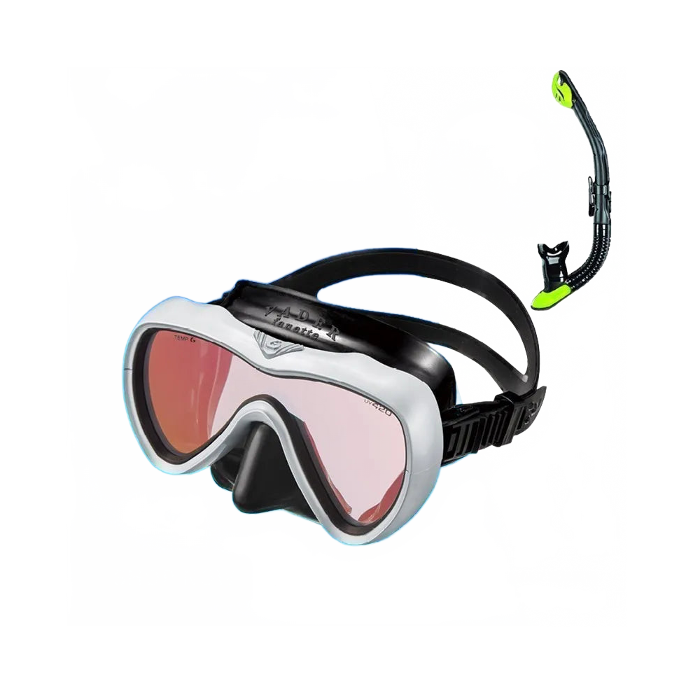 Ultra Low Volume Free Diving Mask With Rimmed Glasses - Snorkeling Goggles For Adults, Perfect For Scuba And Free Breath Diving 705353803277