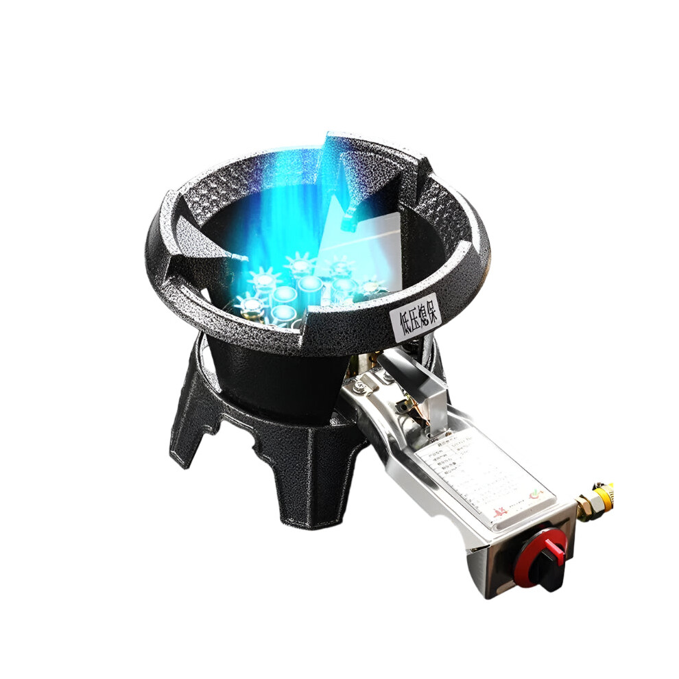 Energy-Efficient Commercial Single Stove With Flameout Protection - High-Performance Low Pressure Gas Cooktop For Hotels 313096676654