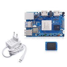 Orange Pi 5 Ultra Development Board - 16GB RAM, 256GB eMMC, LPDDR5, RK3588 Rockchip, WiFi 6E, BT5.3, M.2, HDMI Input, Power Supply Included