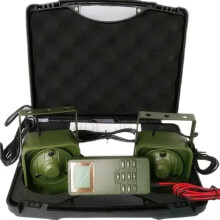 Dual 50-Watt Hunting Speakers with Bird Sound Device & Durable Carry Box
