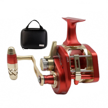Topline Tackle Vollmetall-Slow-Jigging-Rolle – 35 kg maximale Bremskraft, korrosionsbeständige Salzwasser-Trollingrolle für Hochseeangeln