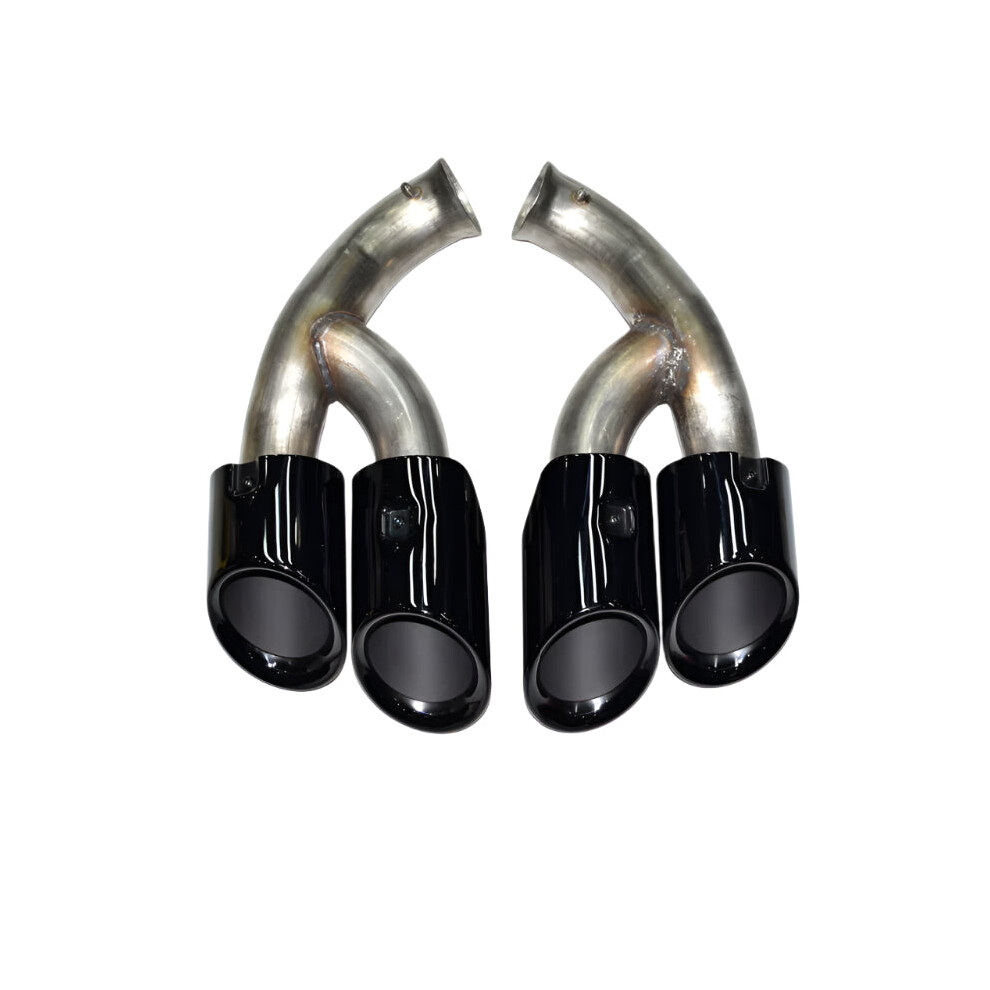 Porsche Cayenne 2015-2017 Gts Turbo Quad Round & Square Tailpipe Exhaust Muffler 313101952940