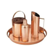 Deluxe Stainless Steel Bartender Kit - Mirror Polished Cocktail Shaker Set (700ml)