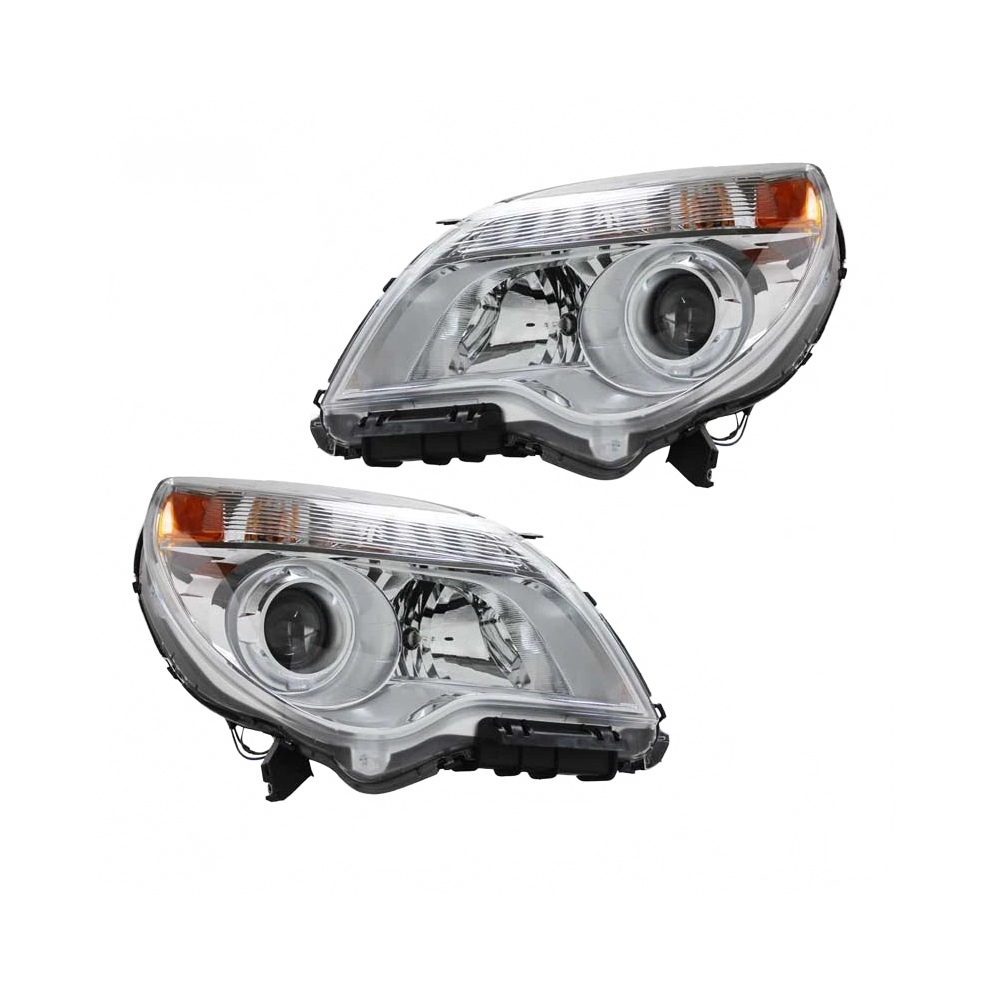 Chevrolet Equinox 2010-2015 Premium Electroplate Headlights Assembly - US Versions