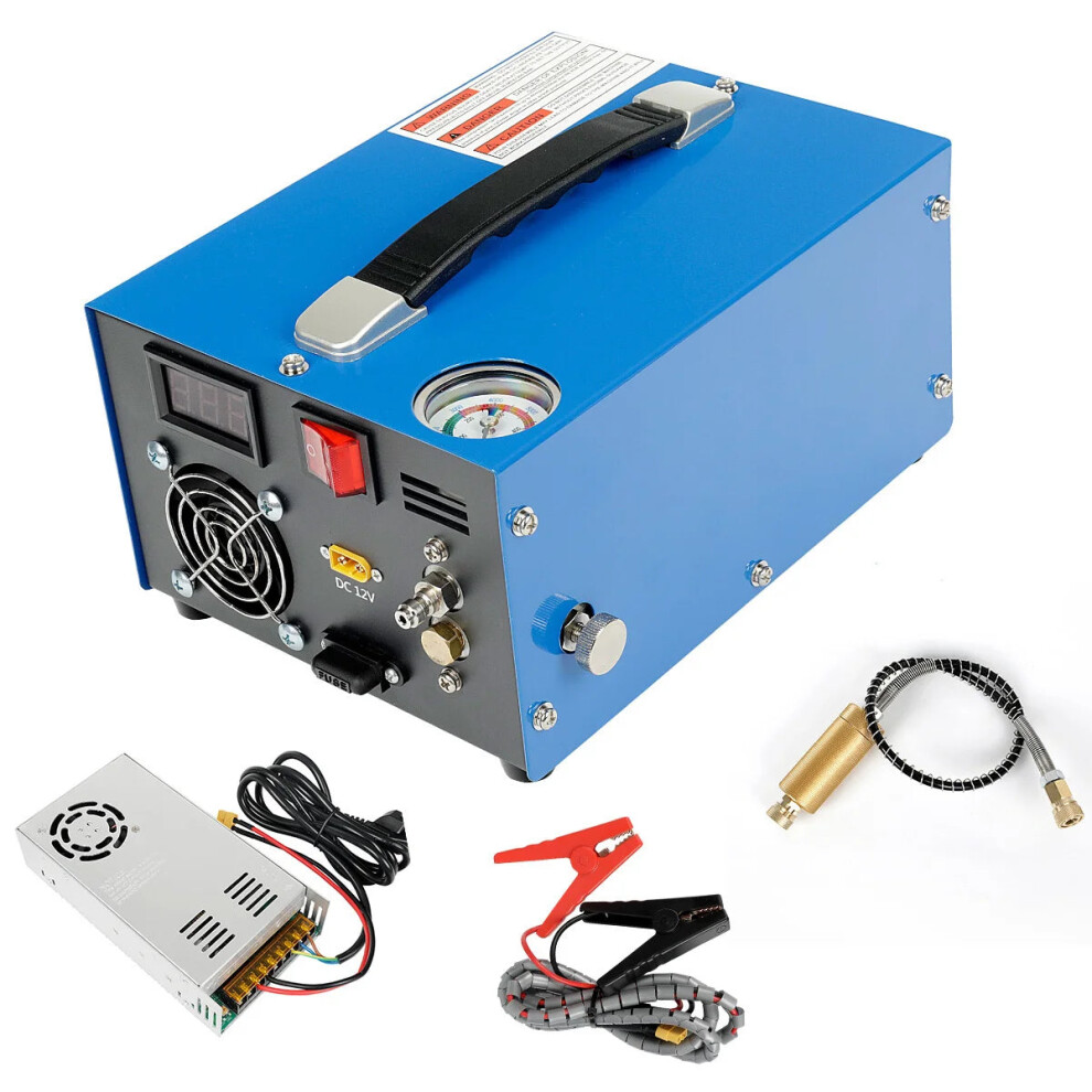 High-Performance 4500Psi Pcp Air Compressor - 220V & 12V Dual Power, I For Pcp Air Rifles & Car Pumps, 300Bar Submersible Capability 726084408593