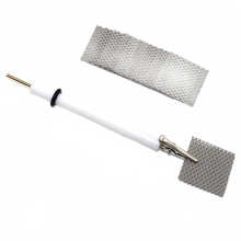 10-Pack Platinum Coated Titanium Mesh Electrodes with Clamp for Enhanced Electrochemical Reactions