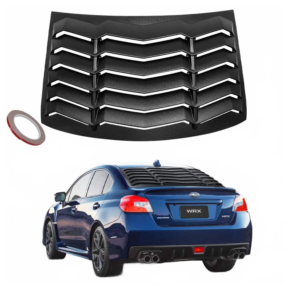 Gt Lambo Style Rear Window Louver & Sun Shade For Subaru Wrx (2015-2021) & Impreza (2012-2016) - Durable Abs Windshield Cover 7445038952946