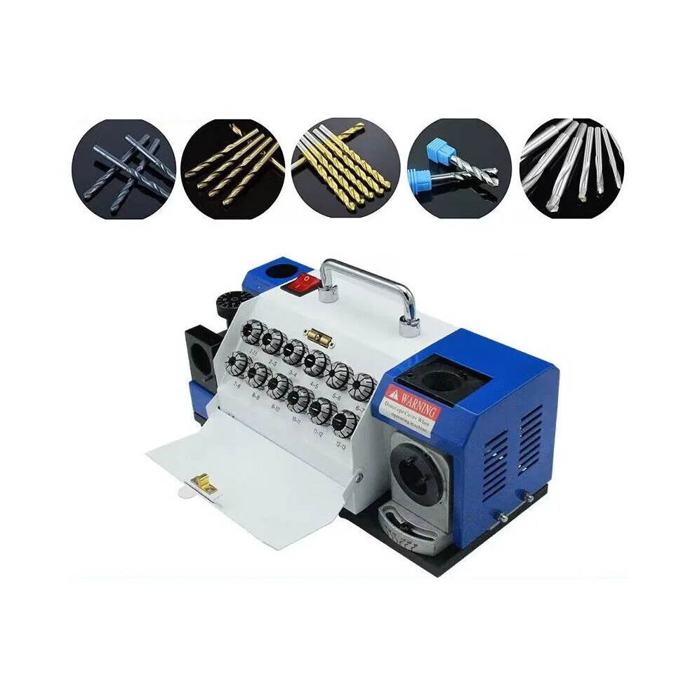 High Precision 220V Electric Drill Bit Grinder - 180W Fully Automatic Twist Drill Bit Sharpener (3-13Mm) 7445037524595