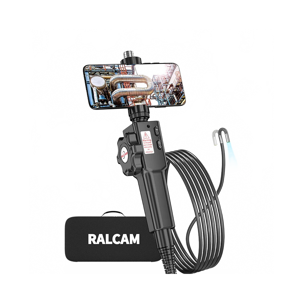 5.5Mm Two-Way Articulating Borescope Inspection Camera For Mechanics - Compatible With Iphone & Android 313050397373