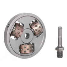 120mm SDS Plus Rotary Hammer with Bush Wheel for Concrete & Terrazzo Epoxy Coating Removal