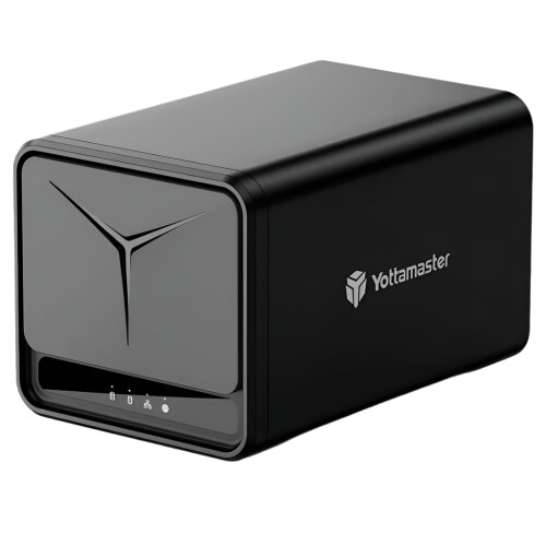 Yottamaster 5-Bay SATA HDD/SSD Enclosure with RAID, NAS, Wireless Network, Cloud Server Storage, Quad-Core CPU & DDR4 RAM