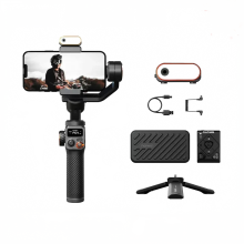 Hohem iSteady M6 Handheld Gimbal Stabilizer & Selfie Tripod with AI Magnetic Fill Light and Full-Color Video Lighting for Smartphones