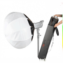 Compact Parabolic Softbox with Honeycomb Grid for Bowens Mount Lights - Compatible with RC 120D, RC 120B, RC 220D, RC 220B