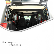 Aluminum Alloy Trunk Expansion Frame Storage Rack for Jeep Wrangler JK 4-Door (2007-2017) - Window Shelf Accessories by Bawa