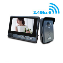 7-Inch Wireless Touchscreen Video Intercom System with Built-In Battery-Free Doorbell - Easy Installation