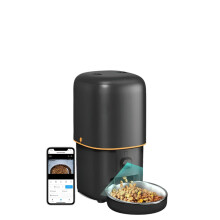 Smart WiFi Automatic Cat Feeder with Camera - Remote Control Pet Food Dispenser for Cats & Dogs