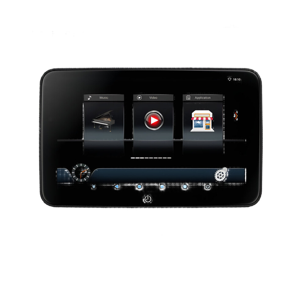 6-Inch Ips Android Headrest Monitor: Touchscreen Car Rear Seat Entertainment With Video, Music, Fm, Airplay, Hdmi 705353415784