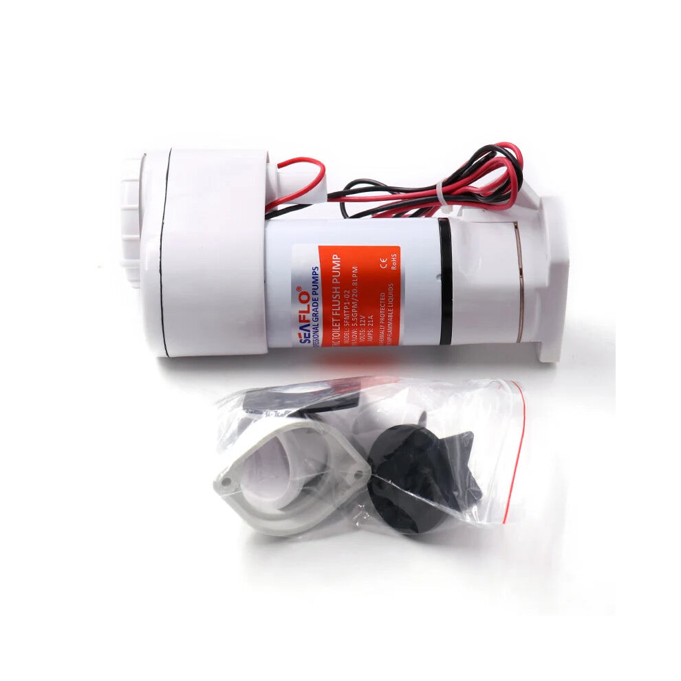 Seaflo Rv & Marine Electric Toilet Pump - 12V/24V For Boats, Yachts, And Campers 7445013915911