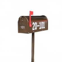 Creative Rainproof Outdoor Mailbox with Large Courtyard Decoration and Printable Door Number for Idyllic Villas
