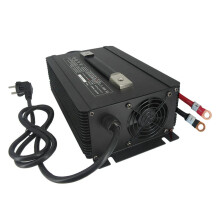 High-Performance 48V 30A Lead Acid Motorcycle & EV Fast Charger with Copper M8 Connections - I for RVs, Golf Carts, Club Cars, and Forklifts