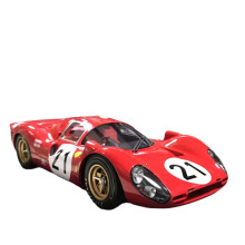 1:18 Scale 1967 Ferrari 330 P4 Sports Car Resin Model - Perfect for Collectors and Enthusiasts