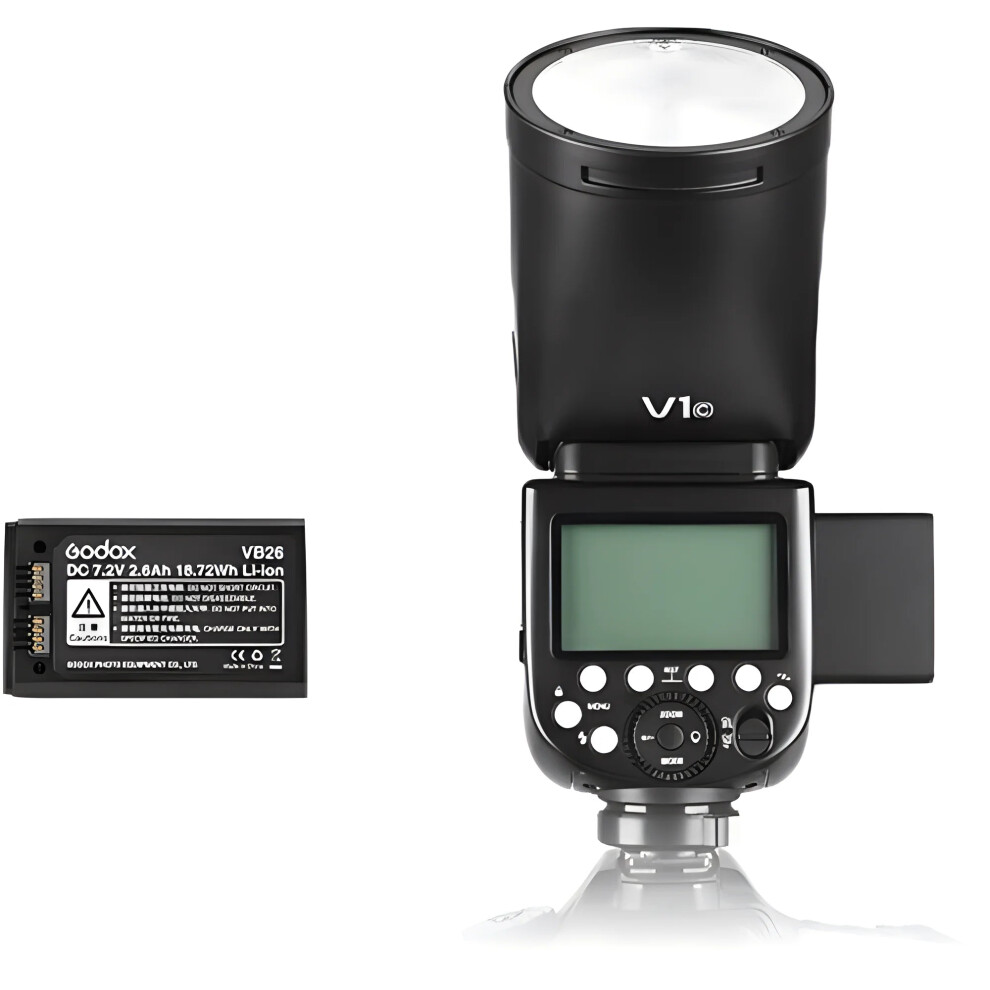 Godox V1 Ttl Hss Speedlite Flash With Xpro Trigger For Canon, Nikon, Sony - Lithium Battery Powered 313047076045