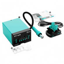 1200W RF4 RF H3 Fast Desoldering Hot Air Gun with Digital Display - Intelligent BGA Rework Station for PCB Chip Repair