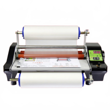 FM360S Versatile Laminator: Stepless Speed Control for Hot & Cold Mounting - Perfect for Stickers & Photos (110V/220V)