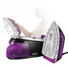 Sonifer Cordless Steam Iron with Ceramic Soleplate & External Water Tank - Perfect for Travel & Home Use