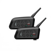EJEAS 2 Stück Typ-C V4 Plus Bluetooth-Intercom-Helm-Headset für 4 Fahrer zur gleichzeitigen Kommunikation