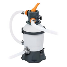 Bestway 800 Gallon Sand Filter for 1100-16000L Pools – Corrosion-Resistant Tank with 6-Position Valve and Top Flange Clamp Design