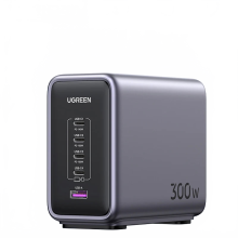 UGREEN 300W GaN Desktop Charging Station: 140W Max USB-C PD3.1 Fast Charger for MacBook Pro, iPad, and iPhone
