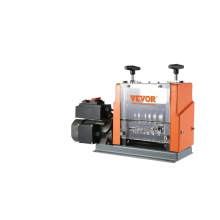 60W elektrische draadstripmachine met zichtbare stripdiepte, 6 ronde en 1 platte goot voor het recyclen van schrootkoper (1,5-25 mm)
