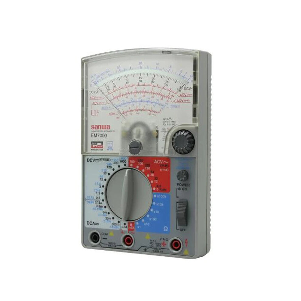 Sanwa Em7000 High Sensitivity Analog Multimeter - Precision Tool For Electricians 726084972537