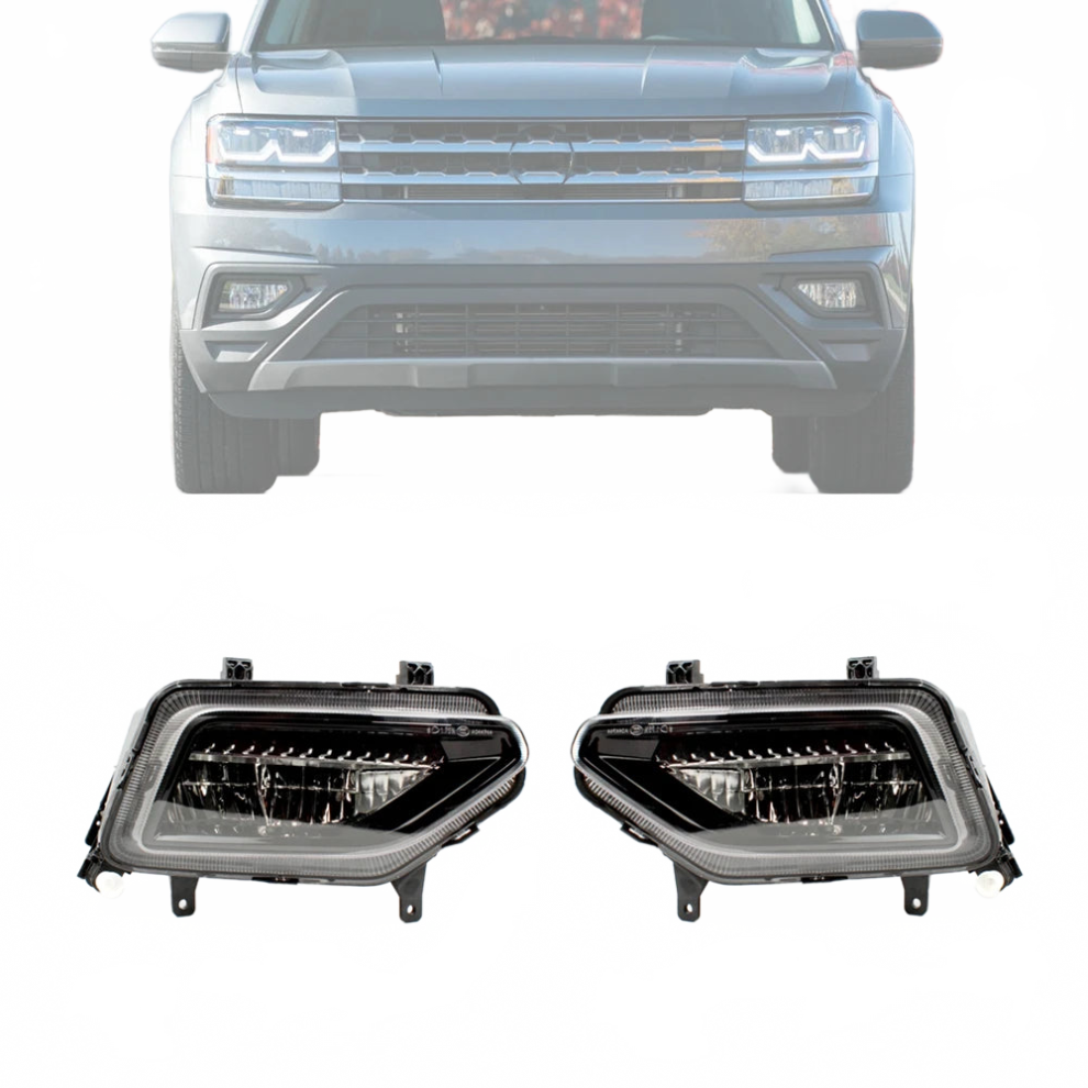 Premium Led Front Fog Lamp For Vw Teramont 2018-2020 - Enhanced Driving Visibility Light 313115782717