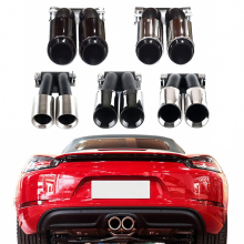 Premium Stainless Steel Sport Exhaust Tips for Porsche Cayman & Boxster 981 (2013-2016)