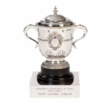 Elegant 36cm France Women's Tennis Champions Trophy