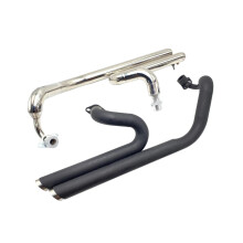 Premium Full Exhaust System Silencer & Muffler Pipe for Yamaha Drag Star V Star 650 XVS650 DS650 XVS400 650A Dragstar 400