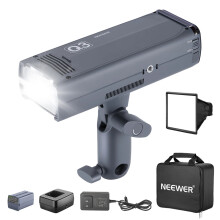 Neewer Q3 200Ws TTL Flash Strobe with 1/8000 HSS, GN58, and Portable Softbox Diffuser for Photography