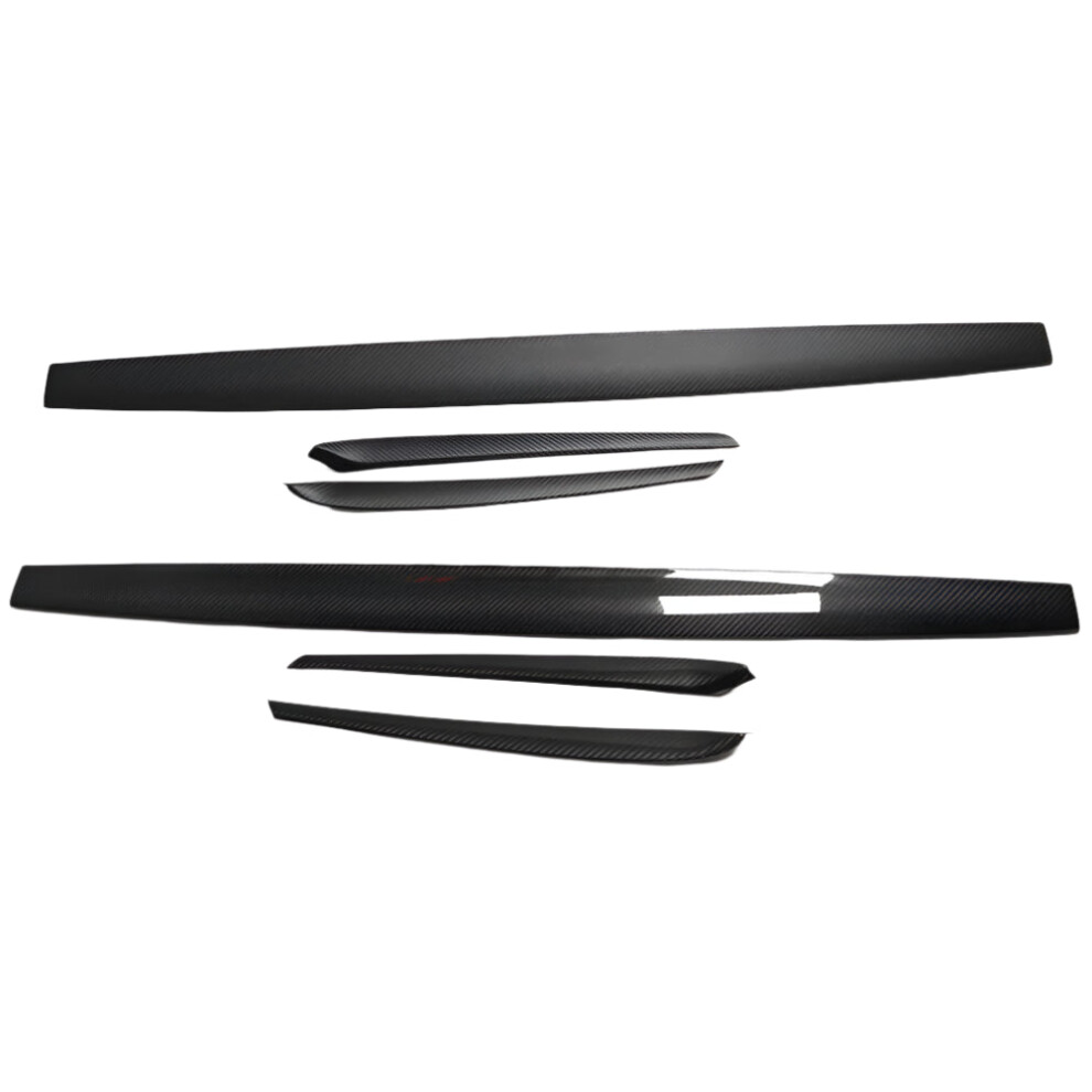 Matte & Glossy Real Carbon Fiber Central Console Dashboard Panel Cover Trim For Tesla Model 3 & Model Y (2017-2023) 7445002263245