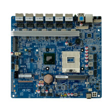 IkuaiOS Multi-Port Gigabit Ethernet Motherboard with Ivy Bridge 3rd Gen Core i3/i5/i7 for Network Firewall & Router (BKHD 989NP 6L)