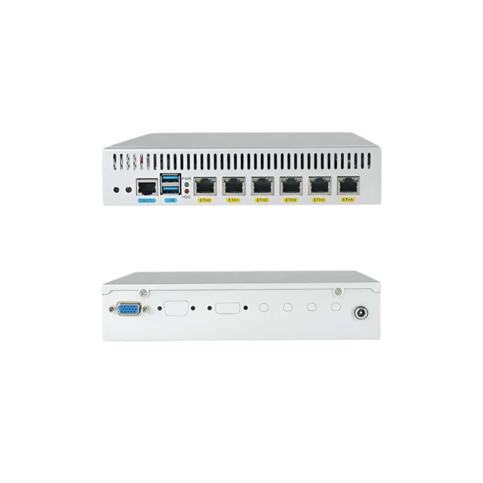 Ikuaios Desktop Network Firewall Router With Celeron Processor - 6X2.5ge Ports, Supports Mikrotikos, Pfsense, Openwrt - Model Ots 1338 6L 7445019133166