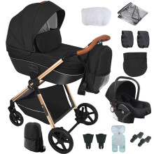 3-in-1 Lightweight Foldable Baby Stroller for Infants and Toddlers - Versatile Carriage for Moms and Kids