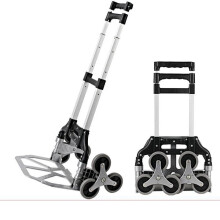 Heavy Duty Foldable Stair Climbing Cart - All Terrain Luggage & Shopping Trolley