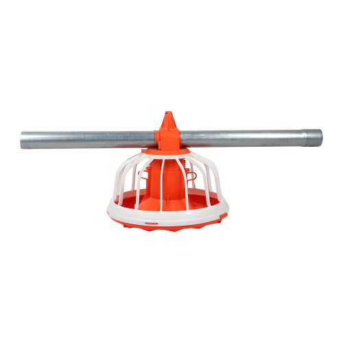 Durable Plastic Pan Feeding System for Broiler & Poultry Farms