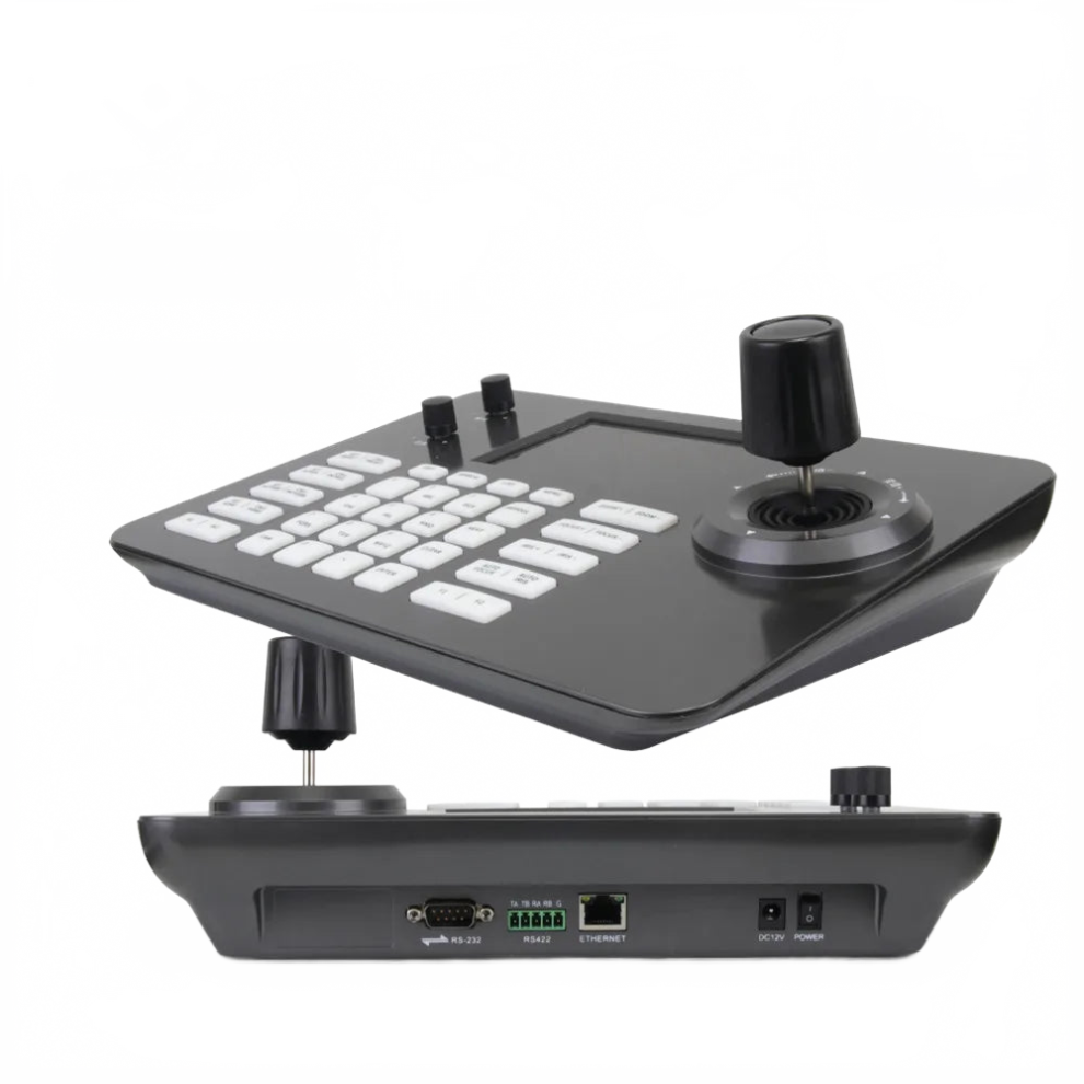 4D Joystick Ptz Camera Controller With 5-Inch Screen, 255 Presets, Poe & Onvif Support - Ip Keyboard With Rs232/422/485 For 313113254209
