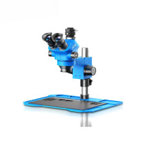 Jingcheng JCID M3750 Trinocular Microscope - 7-50x Continuous Zoom for Motherboard Repair with HD Wide Angle Eyepiece